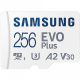 SAMSUNG EVO+ memory card with adapter 256GB