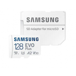 SAMSUNG EVO+ memory card with adapter 128GB