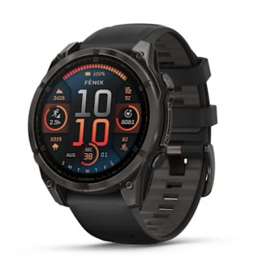 GARMIN pulkstenis Fenix 8 47mm Amoled Sapphire black