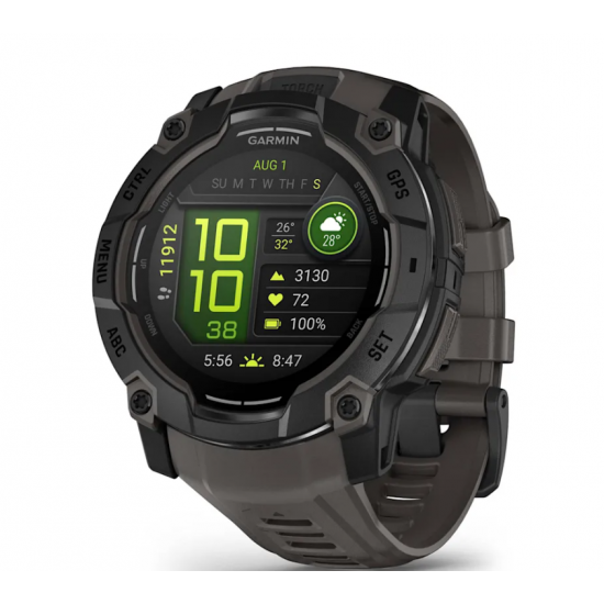 GARMIN pulkstenis Instinct 3 Amoled 50mm black/charcoal