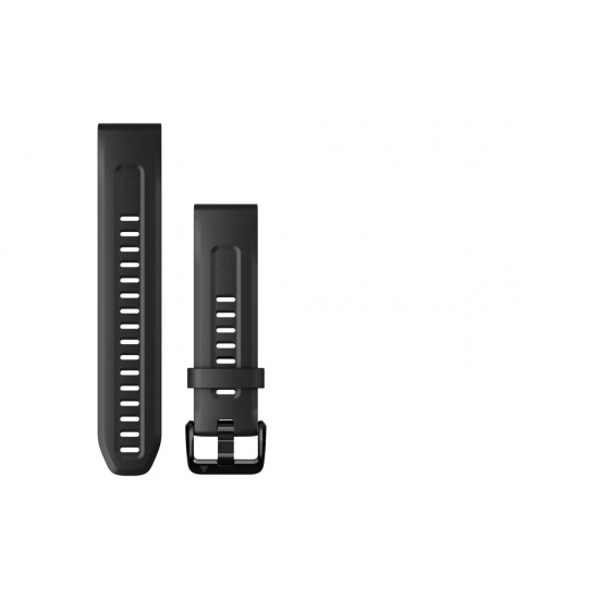 GARMIN siksna pulkstenim Quickfit 20mm Silicone Fenix 7S black