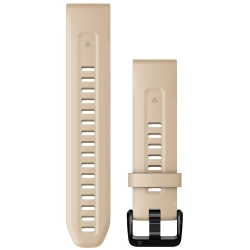 GARMIN siksna pulkstenim Quickfit 20mm Silicone limestone beige