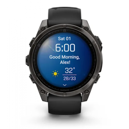 GARMIN pulkstenis Fenix 8 47mm Amoled Sapphire black