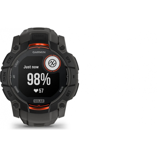 GARMIN pulkstenis Instinct 3 Solar 50mm black/charcoal