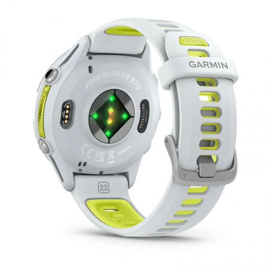 GARMIN pulkstenis Forerunner 970 GPS EMEA white/amp yellow