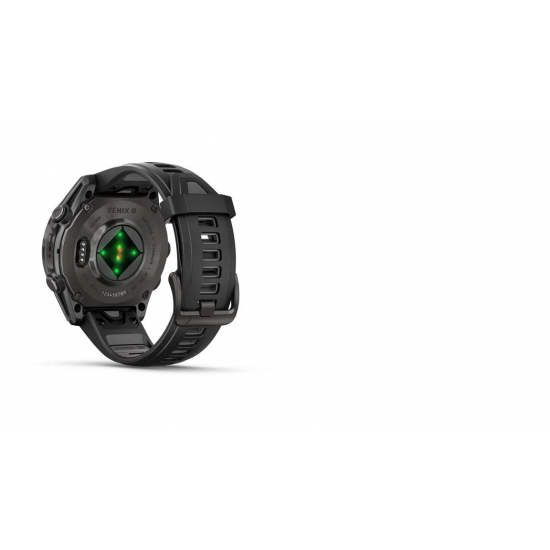 GARMIN pulkstenis Fenix 8 43mm Sapphire Amoled black/light grey