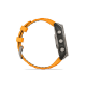 GARMIN pulkstenis Fenix 8 51mm Sapphire AMOLED graphite grey/orange